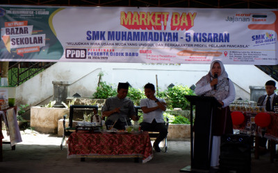 Sedikitnya 12 Stand Meriahkan Kegiatan Market Day SMK Muhammadiyah 5 Kisaran