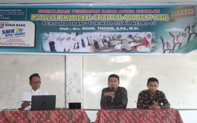 Kepala SMK Muhammadiyah 5 Kisaran Buka Kegiatan Emotional Spiritual Quotient (ESQ)