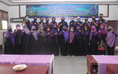 SMK Muhammadiyah 5 Kisaran Teken MoU Bersama Dewan Guru dan Tendik